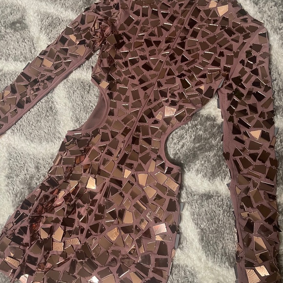 mirror dress fashion nova Melana Mirror Mini Dress - Hot Pink